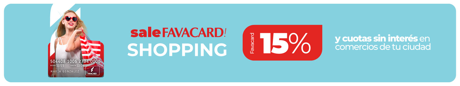 favacard promoción en los comercios de tu ciudad
