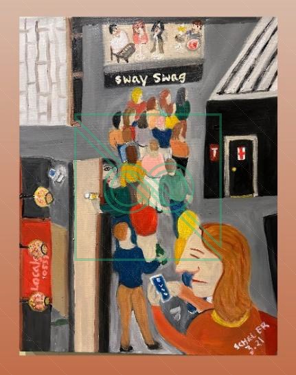 Sway Swag at Locals 10538 by Chris Scheuer — Oil
