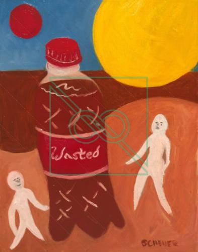 Wasted – Original 2012 by Chris Scheuer — Oil