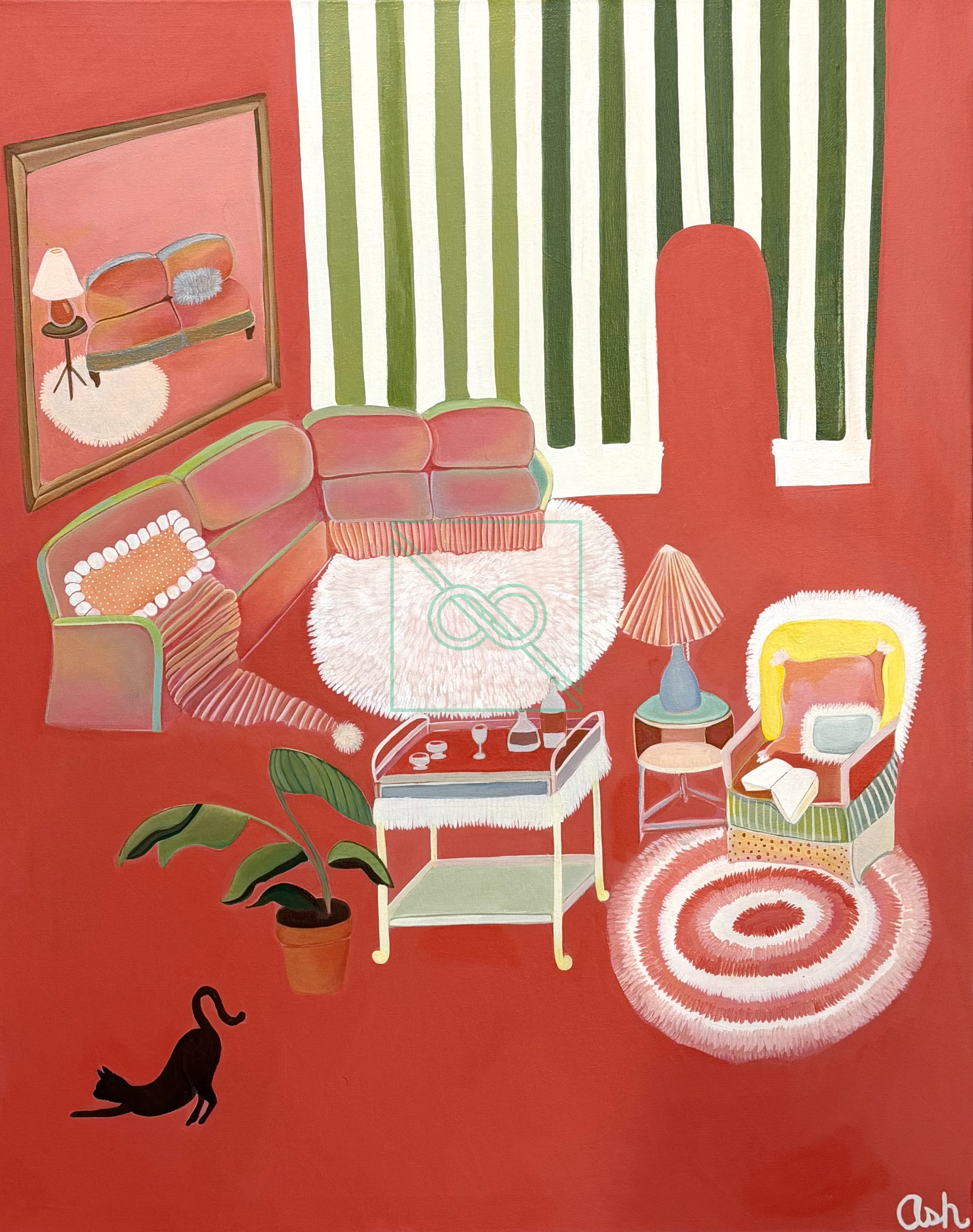 Long Stretch by Ash Townsend — Acrylic on Canvas