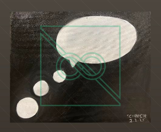 Thought Bubble by Chris Scheuer — Oil