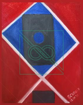 Off Center Perspective Objective by Chris Scheuer — Oil