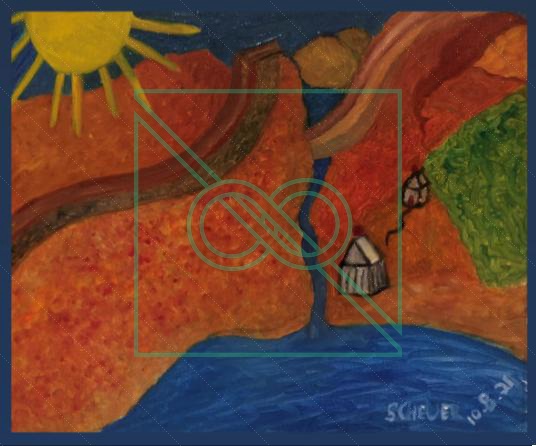 Screen Saver Souvenir by Chris Scheuer — Oil