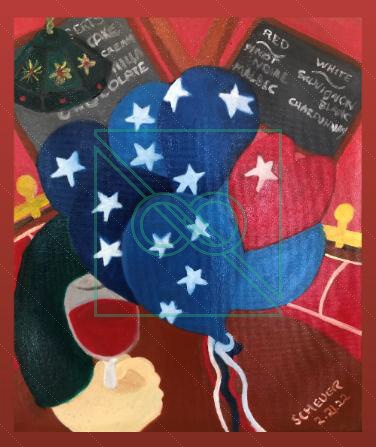 Balloons by Chris Scheuer — Oil