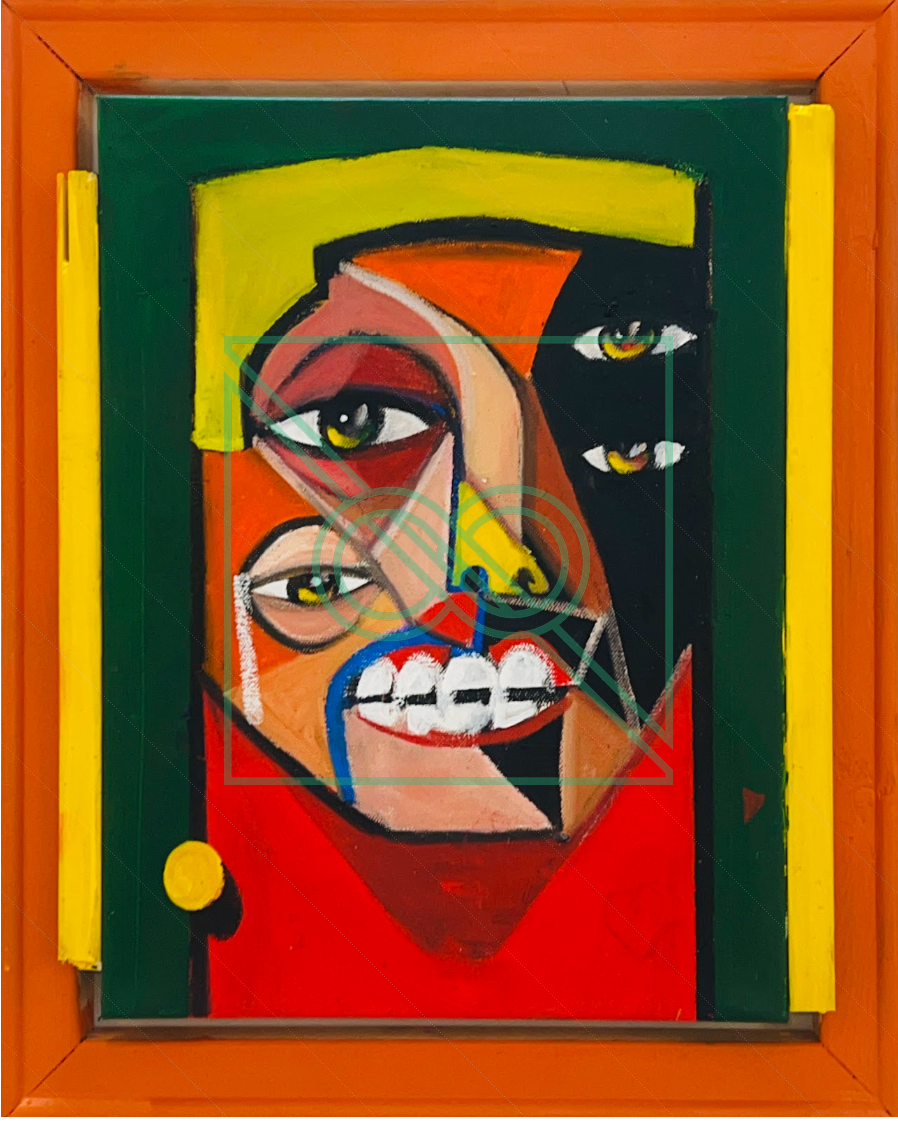 Gemini by Naderson Saint Pierre — oil on canvas