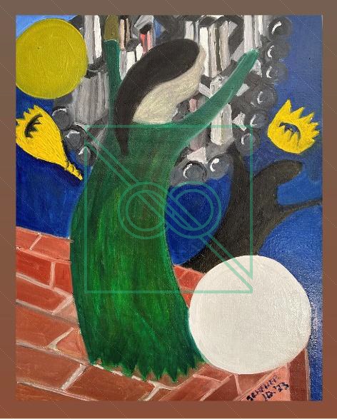 Liberty Over Looming NY by Chris Scheuer — Oil
