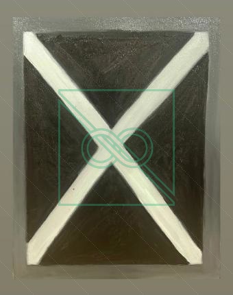 An X by Chris Scheuer — Oil