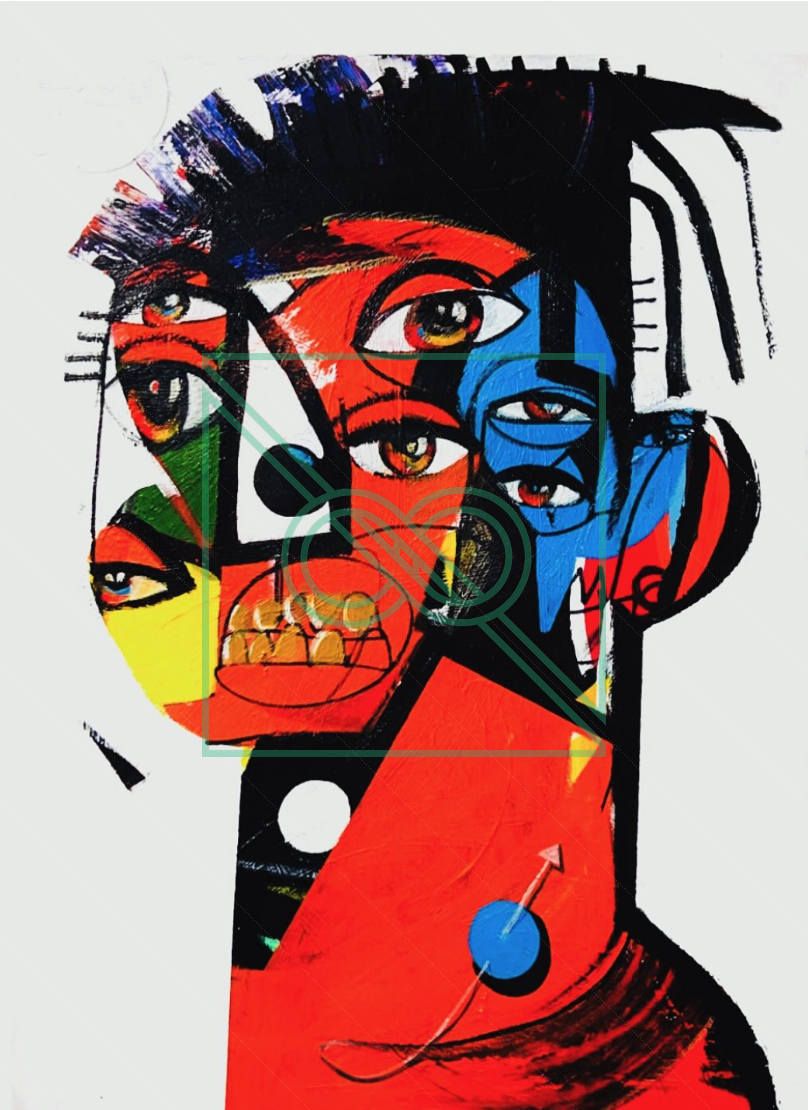 Little Ghetto Boy by Naderson Saint Pierre — oil on canvas