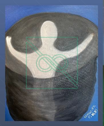 Caught in the Turbulence by Chris Scheuer — Oil