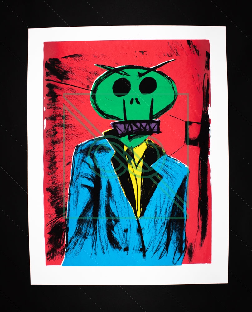 PHARMAKON 104 by PRESTON BLAIR — silkscreen on French Paper, 100 lb pure white cardstock