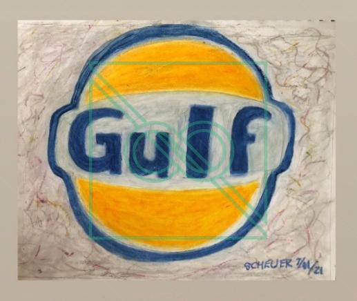 Gulf Pastel by Chris Scheuer — Oil Pastel