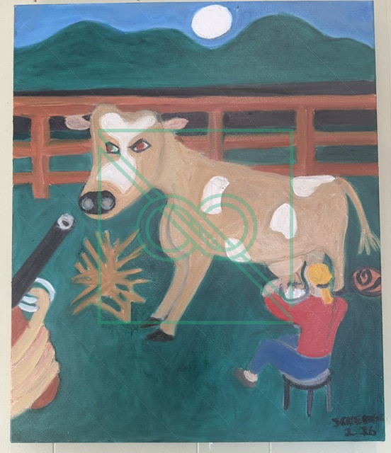 Milk Maid by Chris Scheuer — Oil