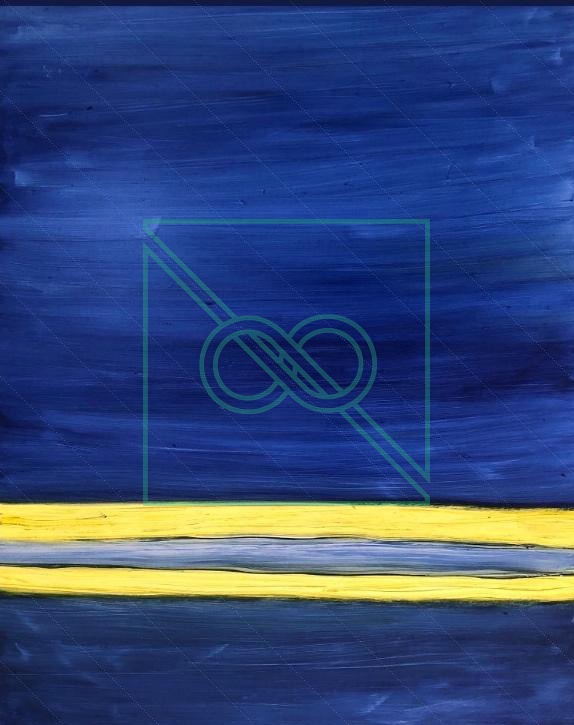 Yellow Lines – March ’21 by Chris Scheuer — Oil