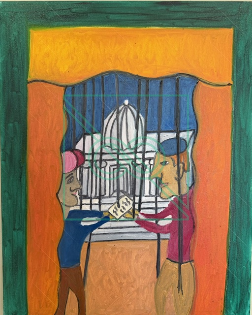 Capital Puppet Show by Chris Scheuer — Oil