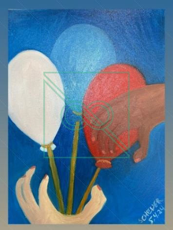 Balloon Bouquet by Chris Scheuer — Oil
