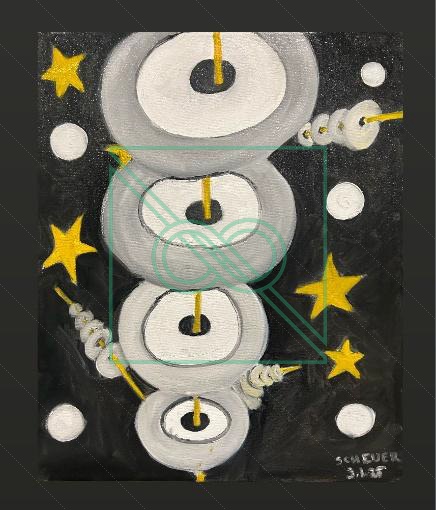 Space Odyssy by Chris Scheuer — Oil