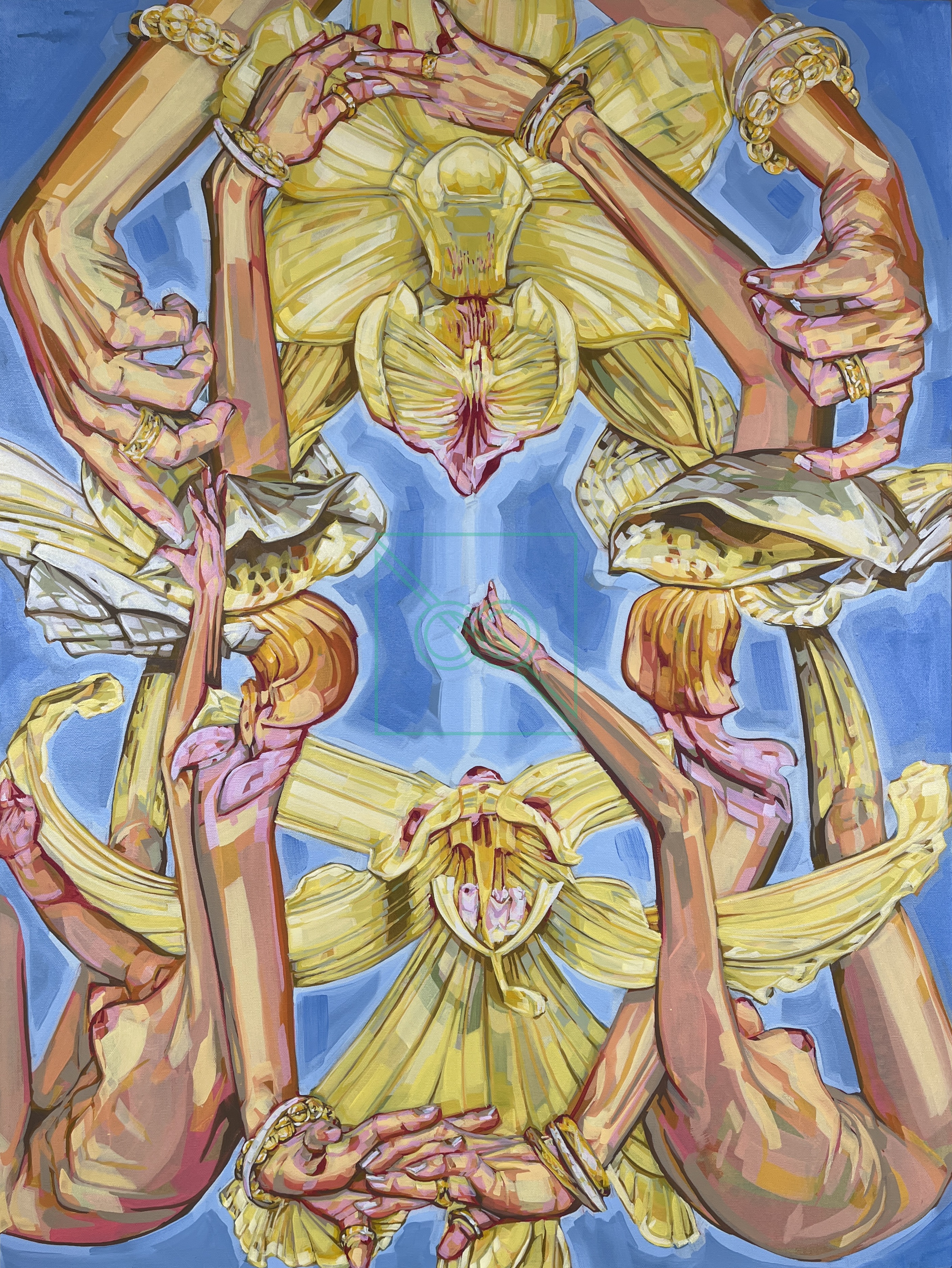 Supernearlyalmost / Involuntary Painting by Isabel Sorrells — Oil on canvas