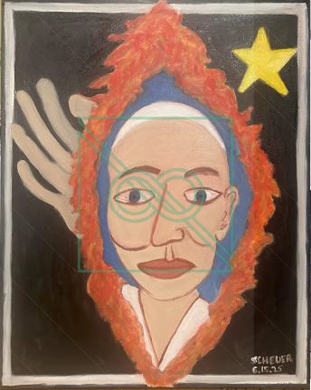 A God by Chris Scheuer — Oil