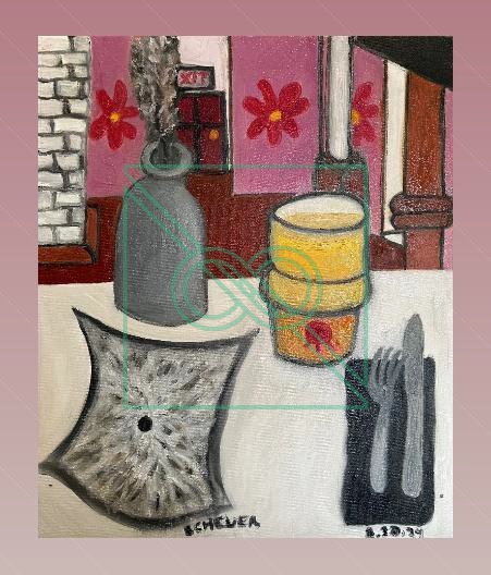 Jill's Flower Power by Chris Scheuer — Oil