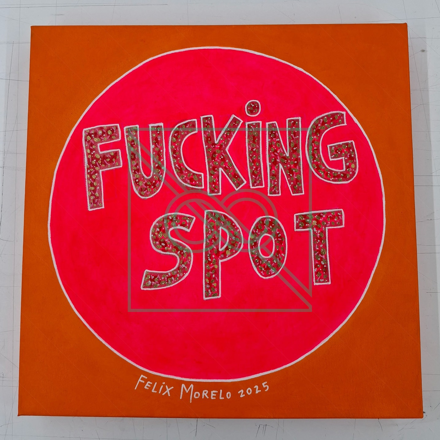 Fucking Spot 1.1 by Felix Morelo — Acrylic on canvas