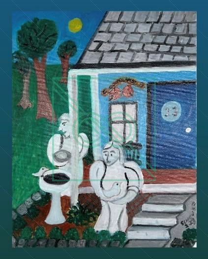 Gone Gardening by Chris Scheuer — Oil