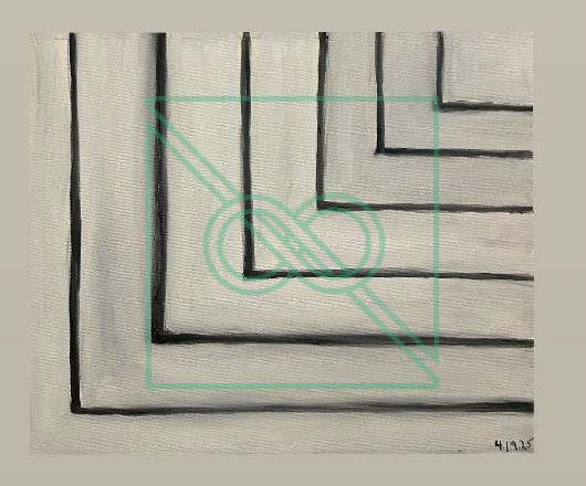 Final Frame Panes by Chris Scheuer — Oil