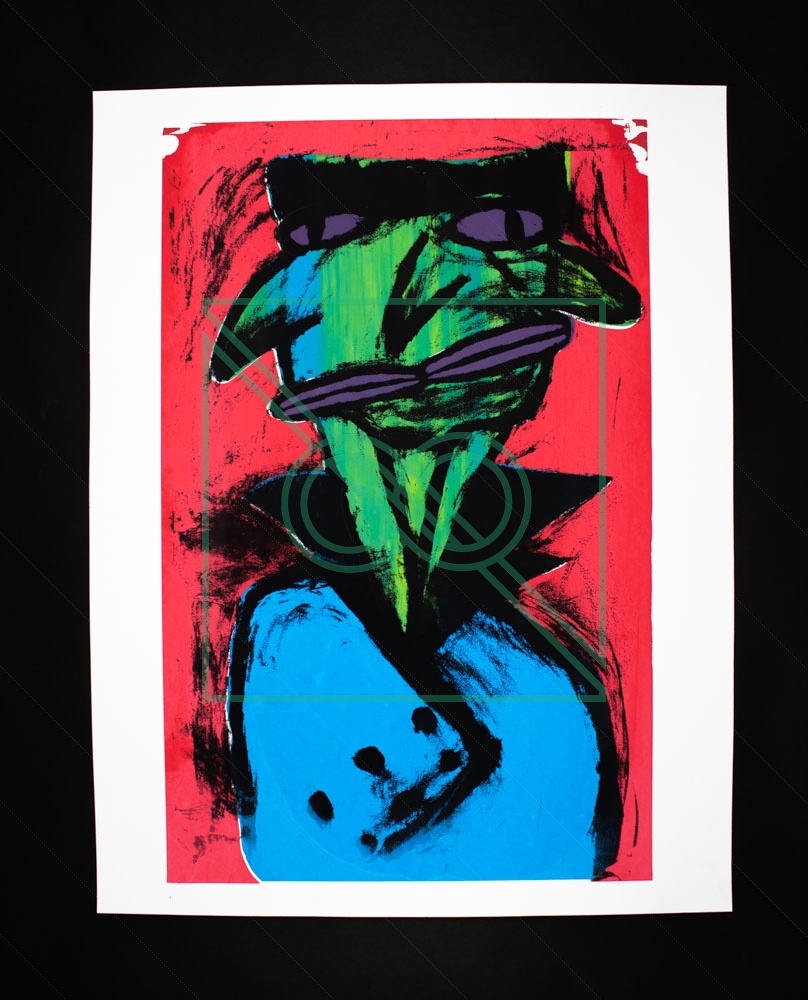 PHARMAKON 508 by PRESTON BLAIR — silkscreen on French Paper, 100 lb pure white cardstock