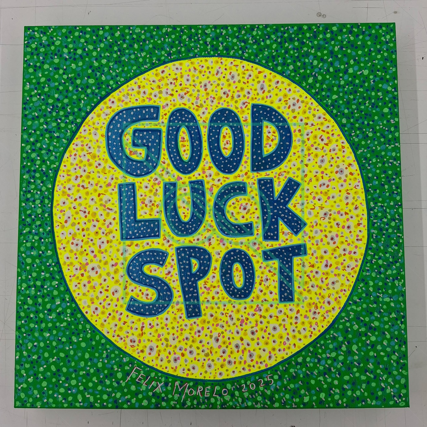 Good Luck Spot 1.1 by Felix Morelo — Acrylic on canvas