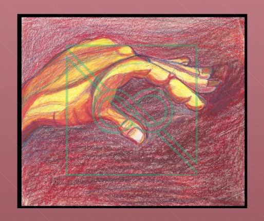 Mystical Hand by Chris Scheuer — Colored Pencil