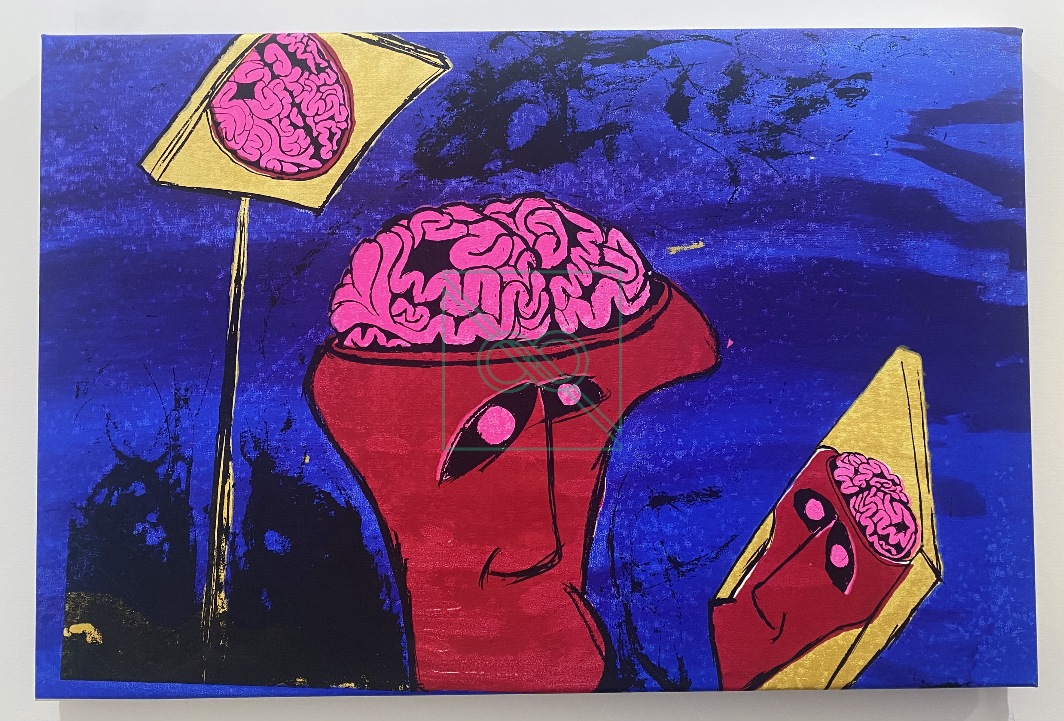 SYNEIDESIS 001 by PRESTON BLAIR — silkscreen on canvas