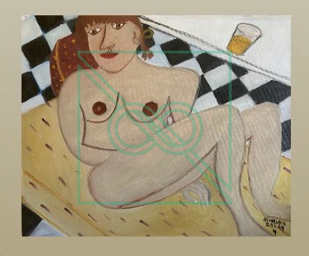 Life Drawing Liberty #1 by Chris Scheuer — Oil