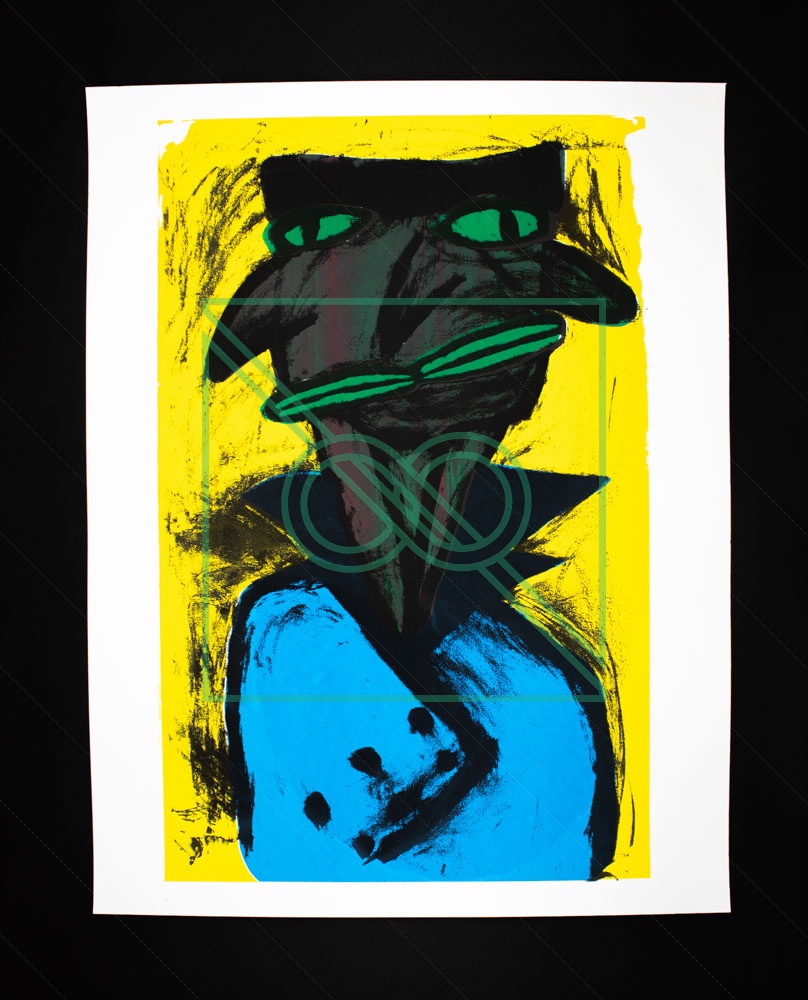 PHARMAKON 506 by PRESTON BLAIR — silkscreen on French Paper, 100 lb pure white cardstock