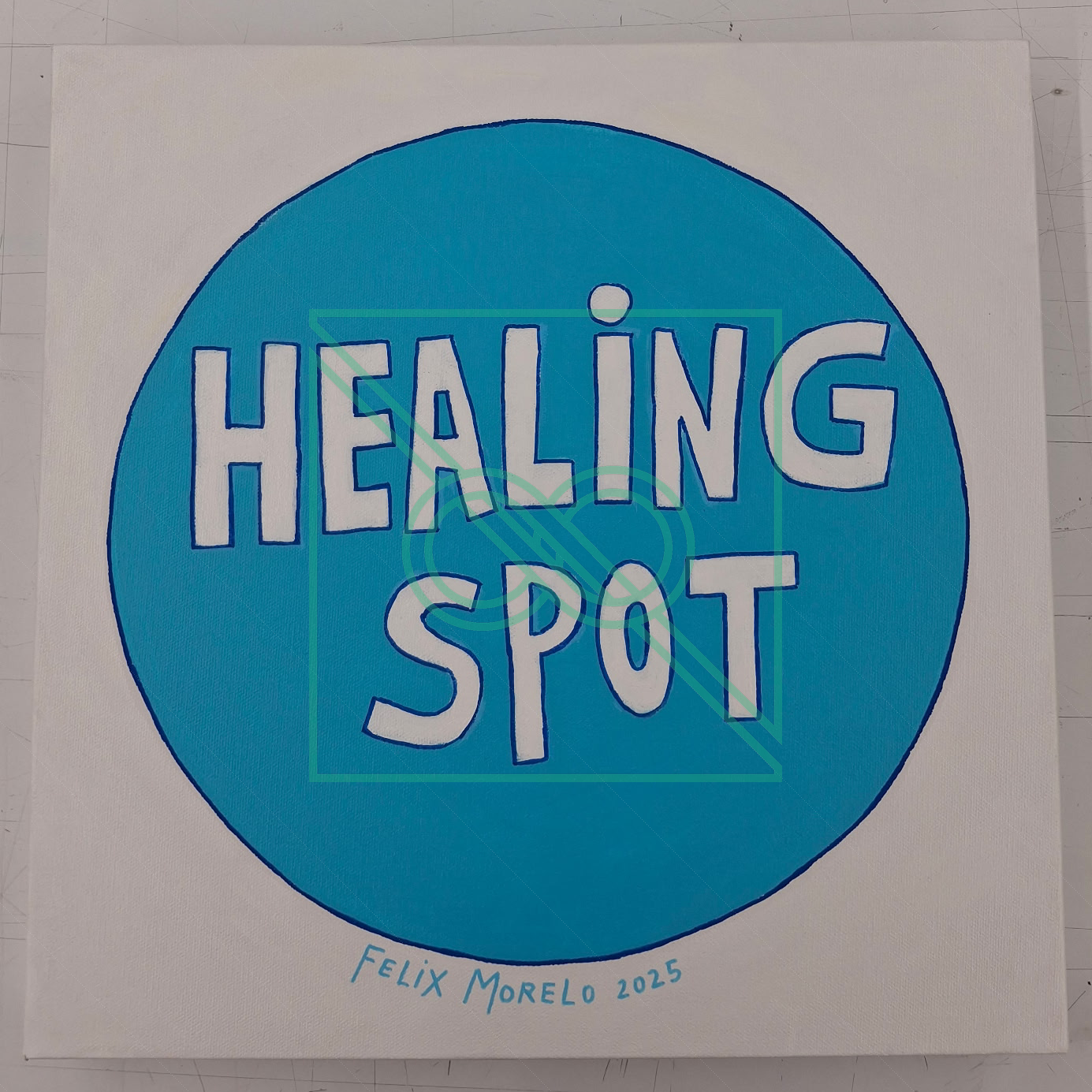 Healing Spot 1.12 by Felix Morelo — Acrylic on Canvas