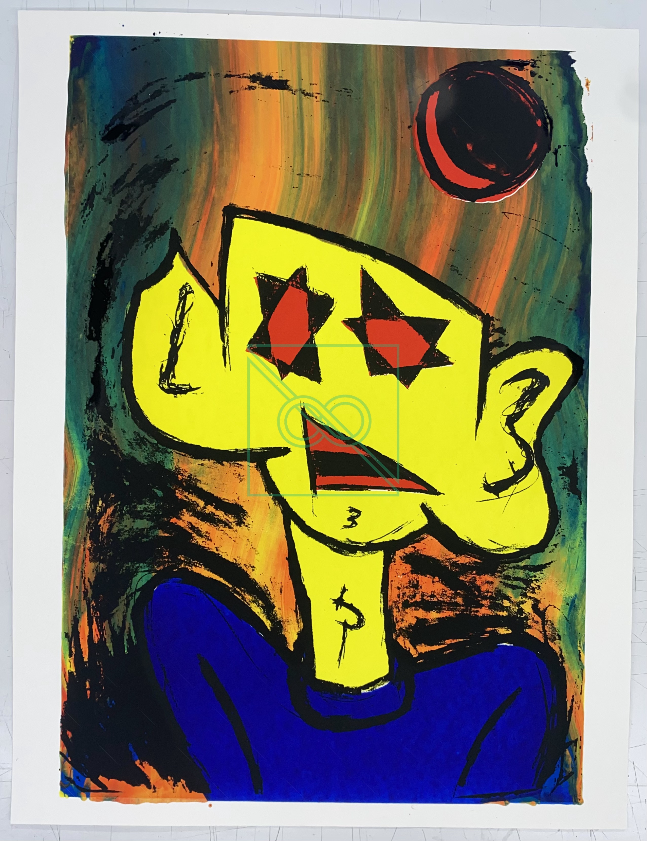 PHARMAKON 902 by PRESTON BLAIR — silkscreen on French Paper, 100 lb pure white cardstock