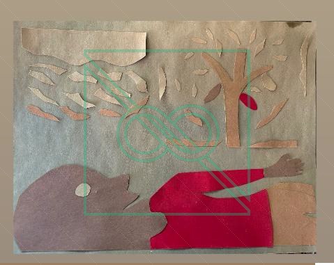 Internment of Cacao by Chris Scheuer — Paper Collage
