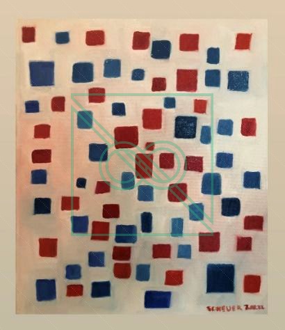 Disintegrated Old Glory by Chris Scheuer — Oil