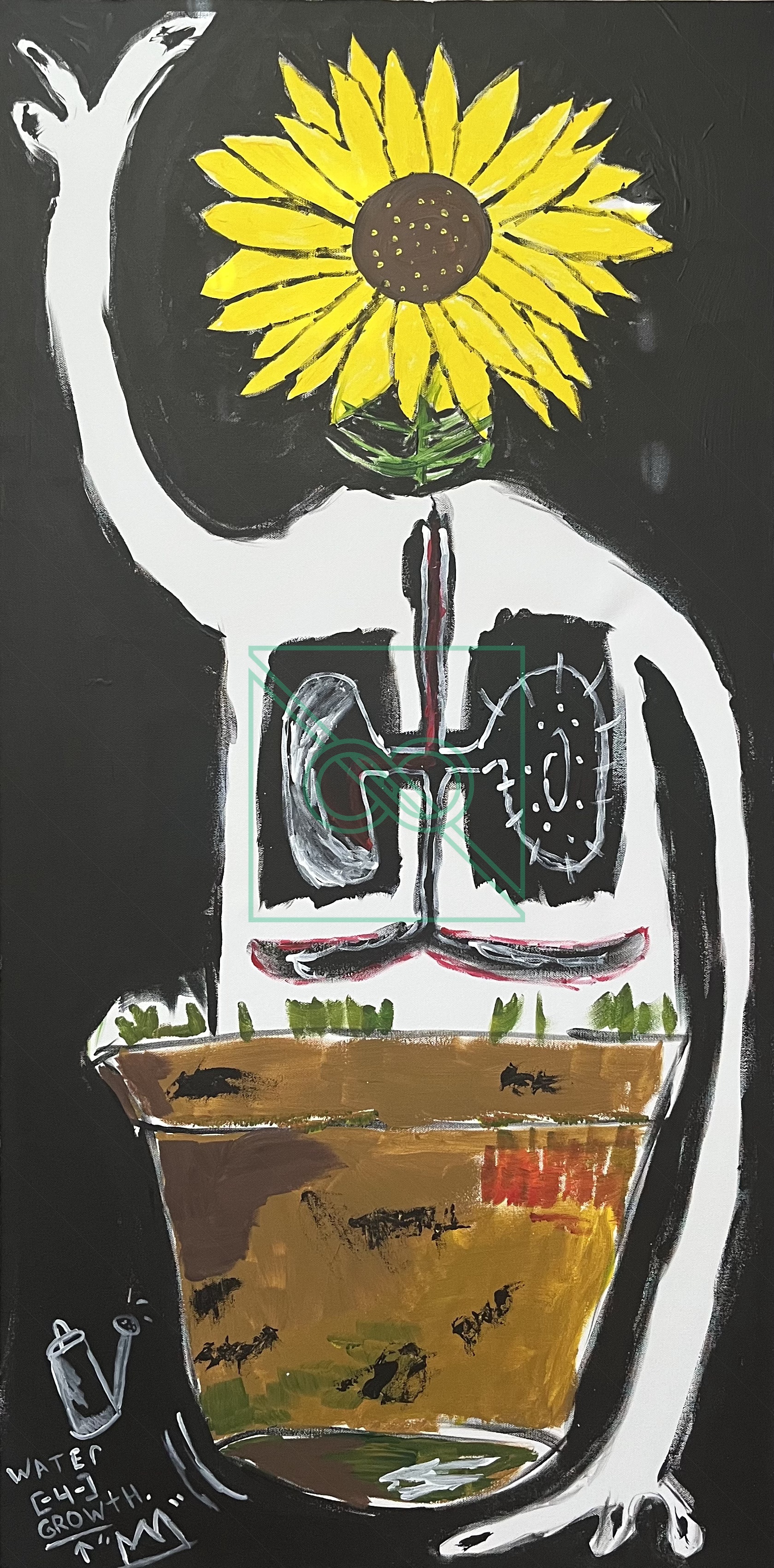 Sunflower by SACHSY — Acyrlic on Canvas