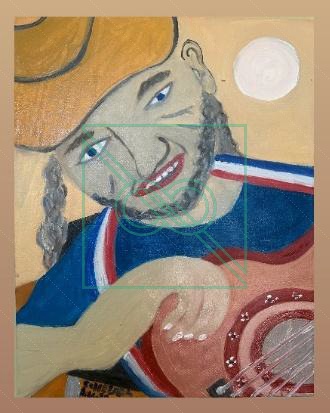 Willie Nelson by Chris Scheuer — Oil