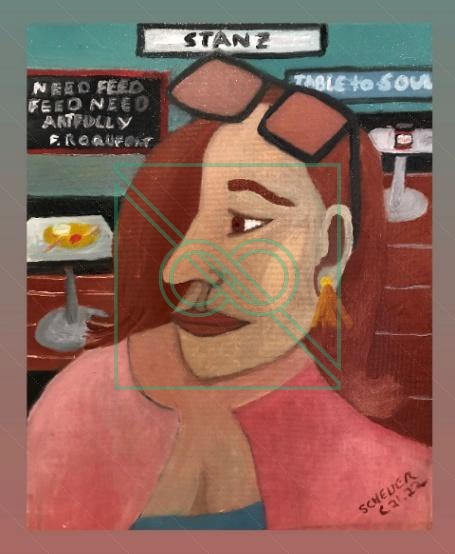 Feed Needs - Stanz Café by Chris Scheuer — Oil