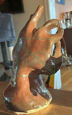 Ceramics Hand Brown by Chris Scheuer — Stoneware