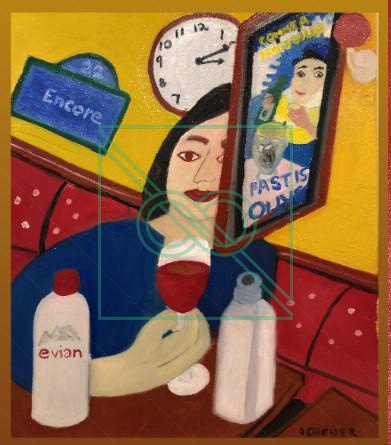 Encore Cafe by Chris Scheuer — Oil