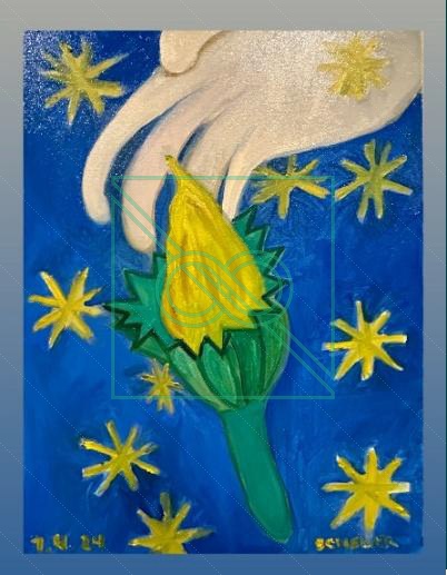 Memry Torch by Chris Scheuer — Oil Pastel