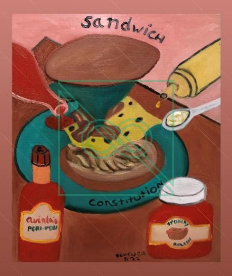 Sandwich Constitution by Chris Scheuer — Oil