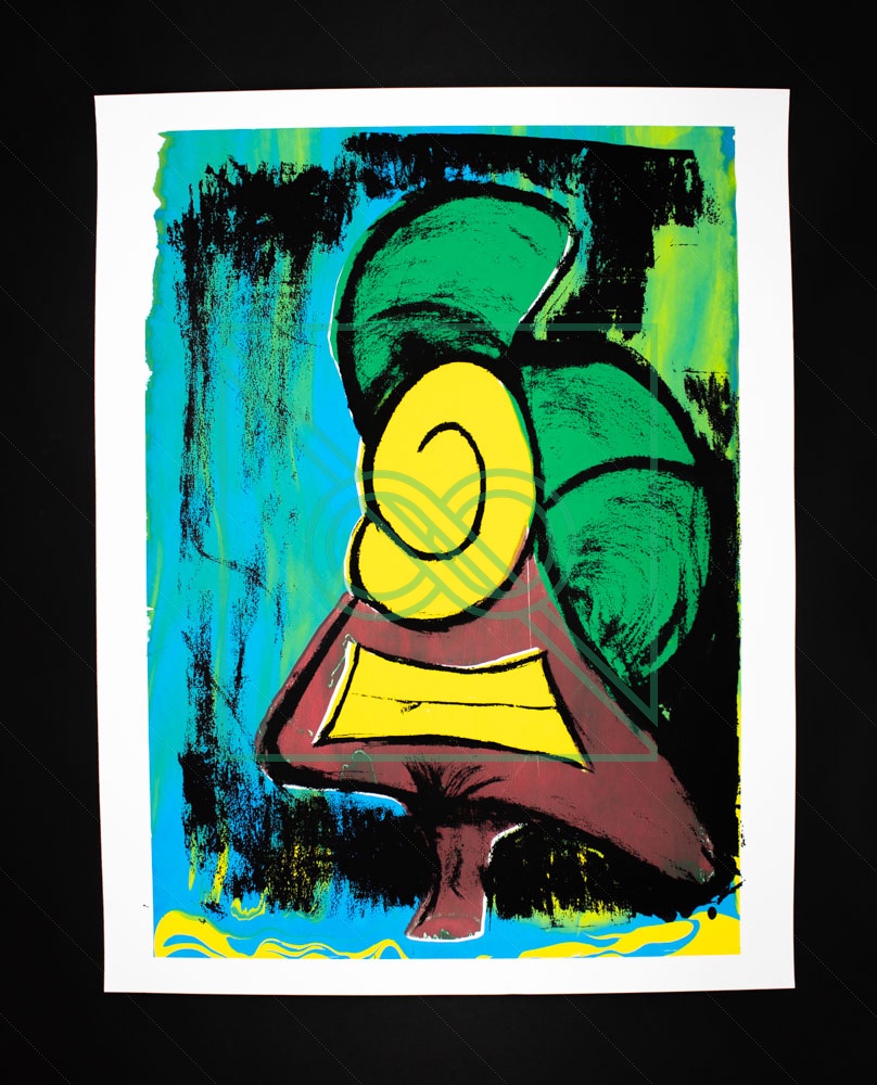 PHARMAKON 204 by PRESTON BLAIR — silkscreen on French Paper, 100 lb pure white cardstock