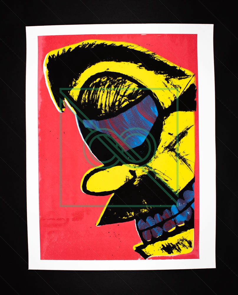 PHARMAKON 402 by PRESTON BLAIR — silkscreen on French Paper, 100 lb pure white cardstock