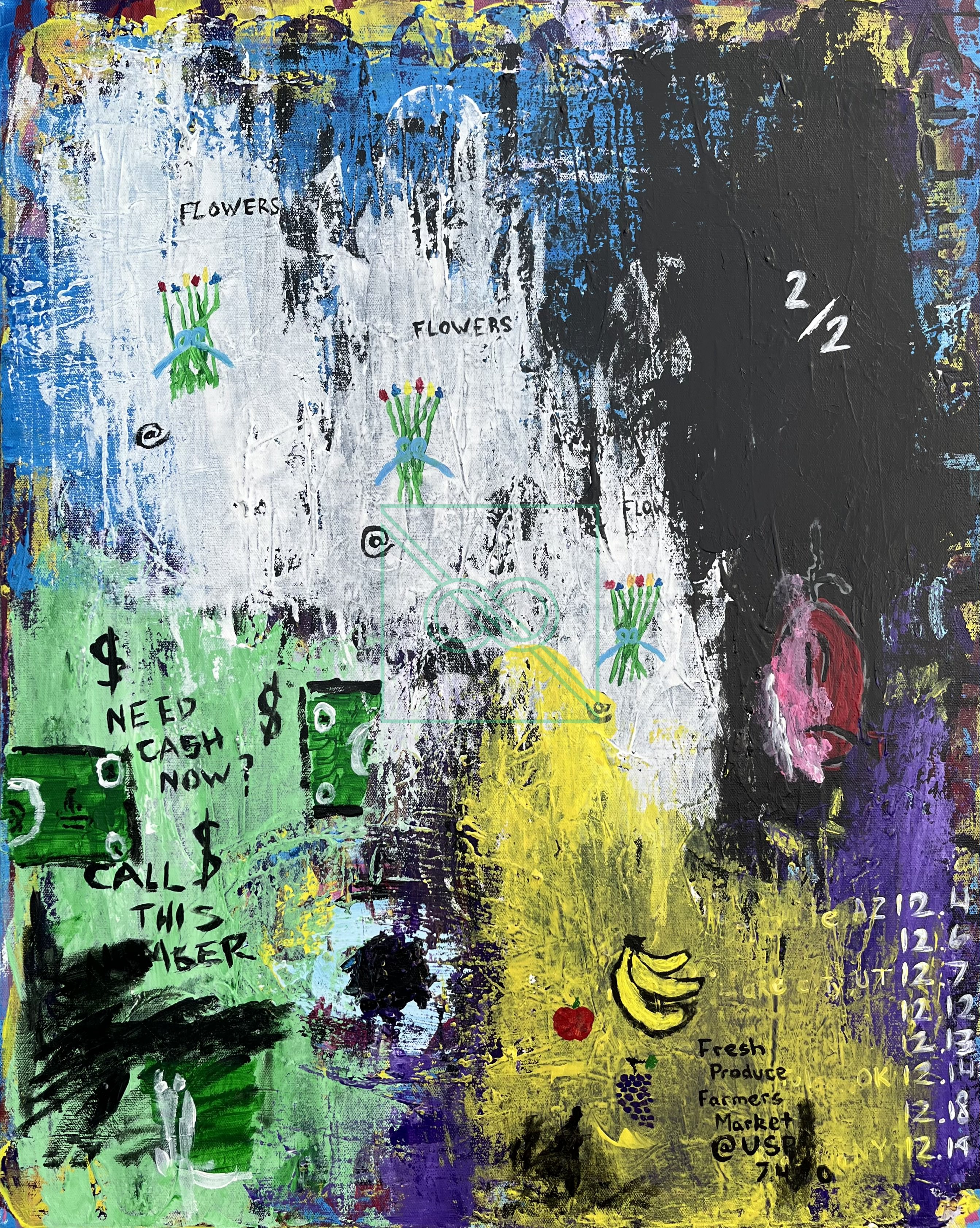 Ad Sales by SACHSY — Acrylic on Canvas