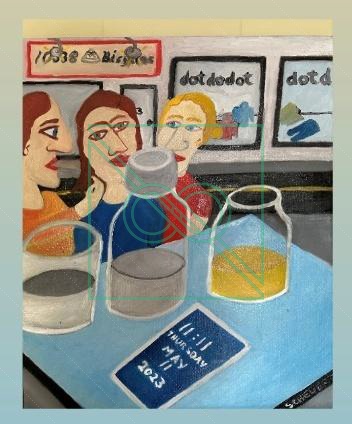 Dot Dot Dot by Chris Scheuer — Oil