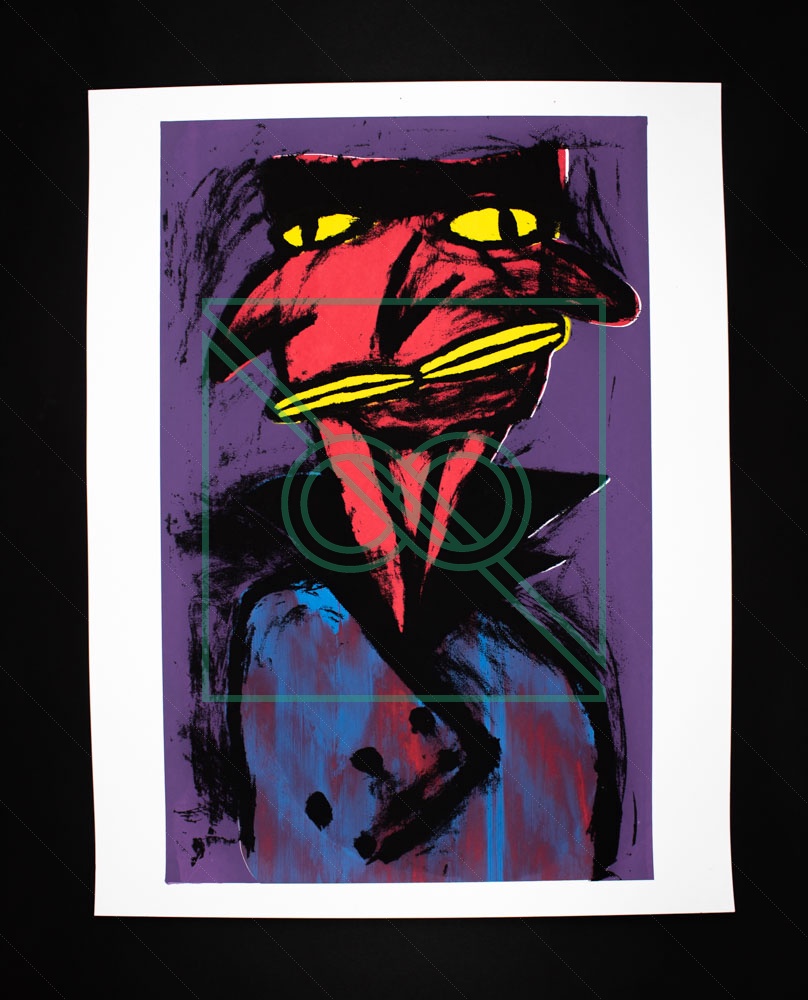 PHARMAKON 505 by PRESTON BLAIR — silkscreen on French Paper, 100 lb pure white cardstock