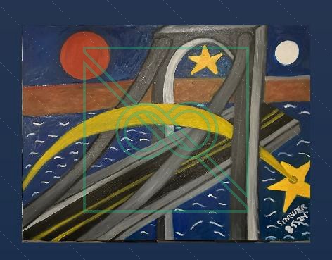 End Bridge Horizon by Chris Scheuer — Oil
