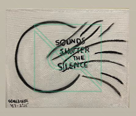 Sounds Shutter The Silence (Orig. ‘90’s) by Chris Scheuer — Oil
